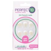 Perfect 10 French Nails French Bare
