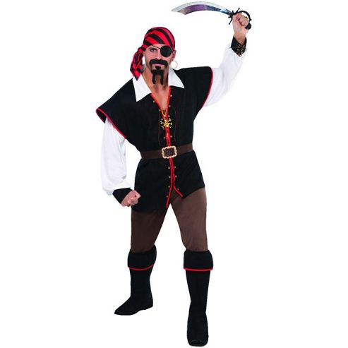Image of Rebel Of The Sea - Adult Costume Size: 46-48