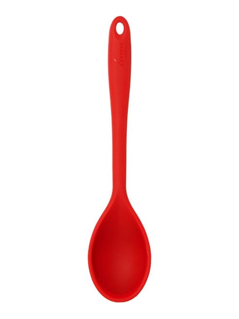 Image of Linea Silicon Solit Spoon Red