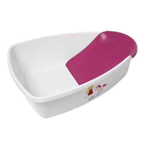 Image of Safetots Princess And Pony Baby Bath With Pink Removable Support