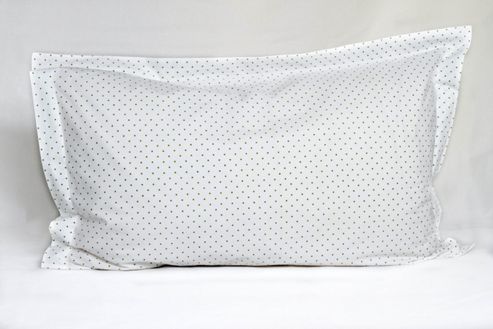 Image of Children's Pillow Case - Green Spots