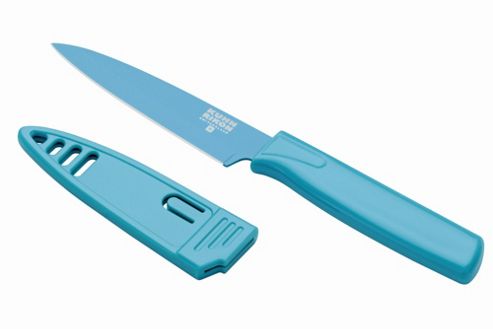 Image of Kuhn Rikon Colori 10cm Paring Knife - Aqua