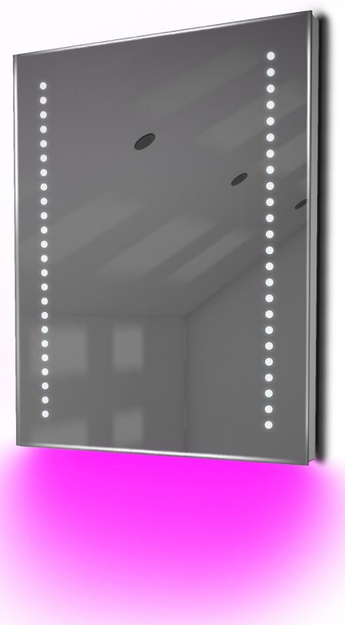 Image of Ambient Ultra-slim Led Bathroom Mirror With Demister Pad & Sensor K36p