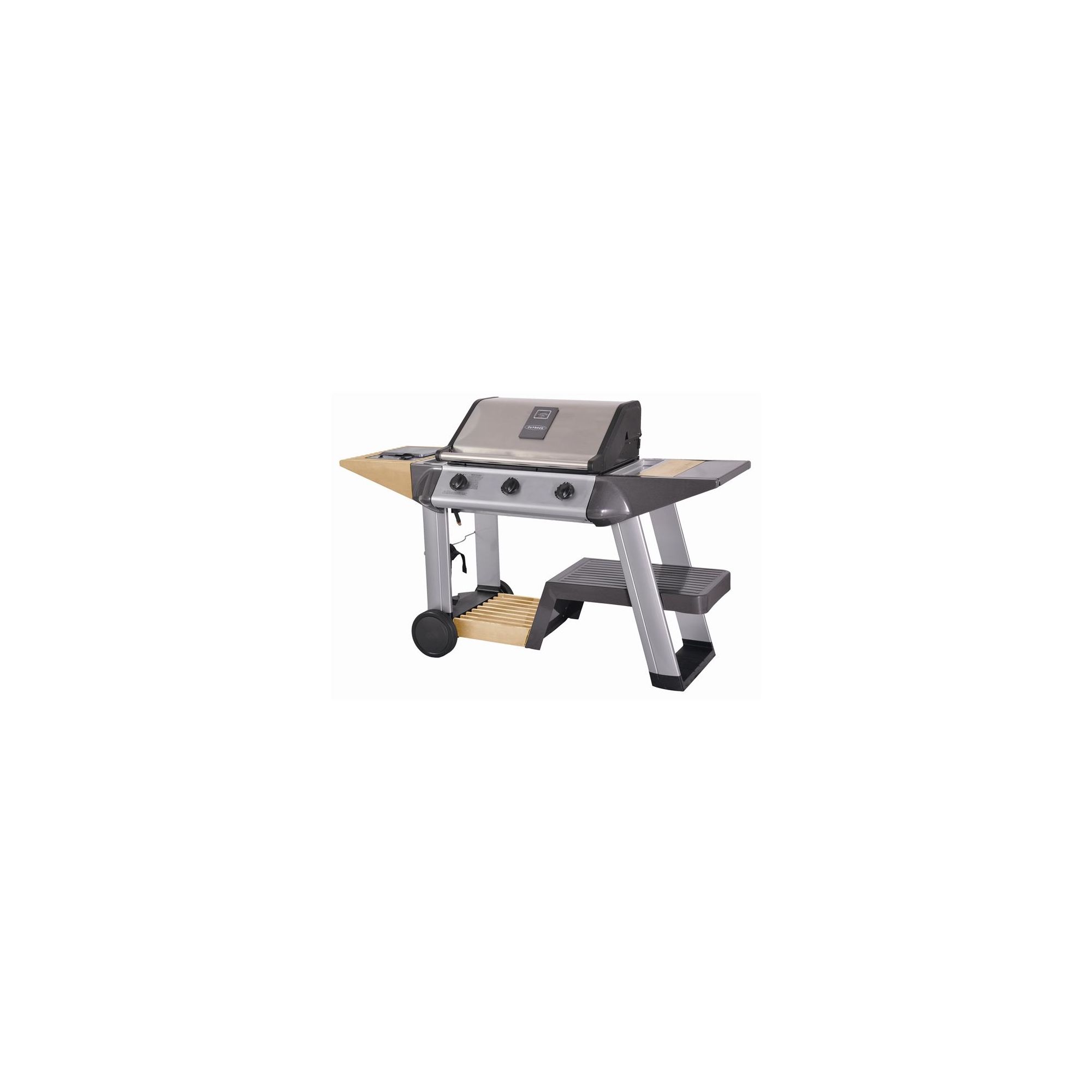 Outback hooded 3 burner gas outlet bbq