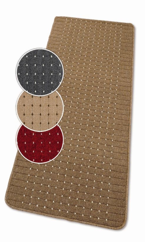 Image of Dandy Stanford Red / Cream Contemporary Rug - 50cm X 80cm