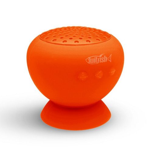 Image of Twitfish Stick 'n' Play Mushroom Bluetooth Speaker - Orange