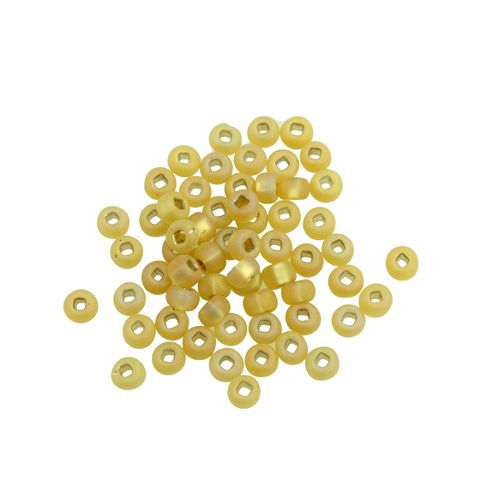 Image of Czech Seed Bead 2/0 S/l Tr Light Topaz Ab Matt