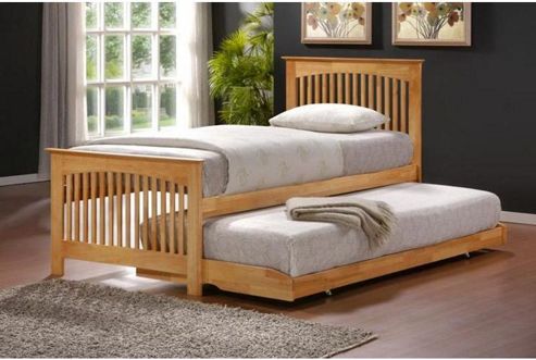 Image of Birlea Toronto Bed Frame - Oak