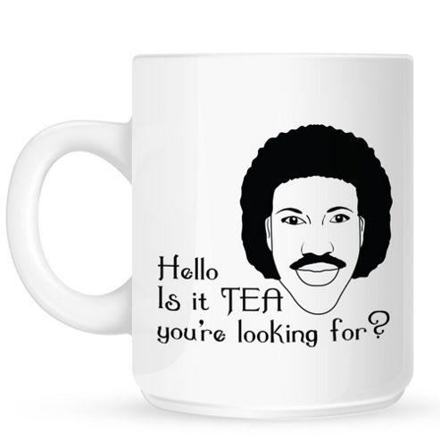 Image of Lionel Richtea - Hello Is It Tea You're Looking For? 10oz Ceramic Mug
