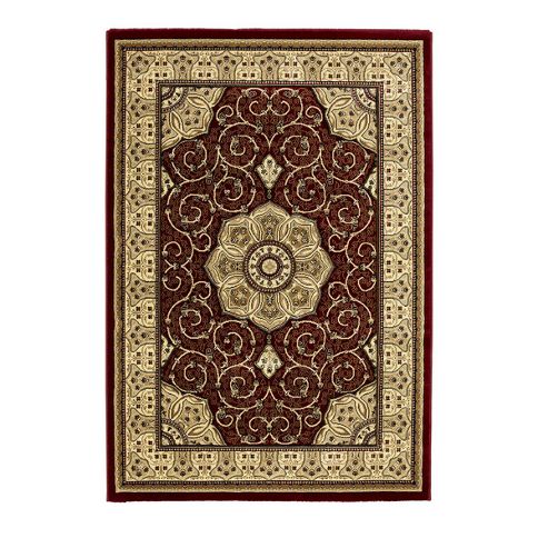 Image of Oriental Carpets & Rugs Heritage 4400 Red Rug - 80cm X 140cm