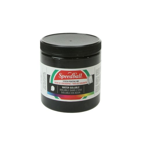Image of Speedball Water Soluble Screen Printing Ink - Black 236ml