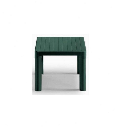 Image of Scab Tip Square Push In Leg Side Table - Forest Green
