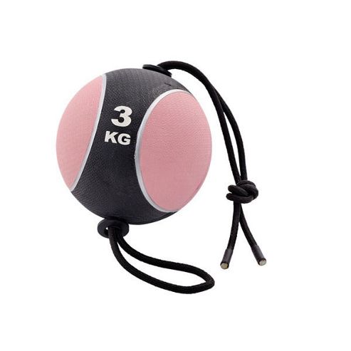 Image of York Fitness 3kg Medicine Ball With Rope