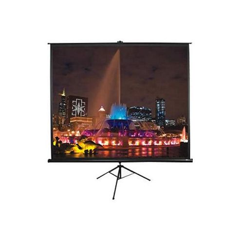 Image of Elite Screens T92uwh 92 Inch Tripod Projection Screen 16:9 (view Area: 203cm X 114cm) Max White (black)