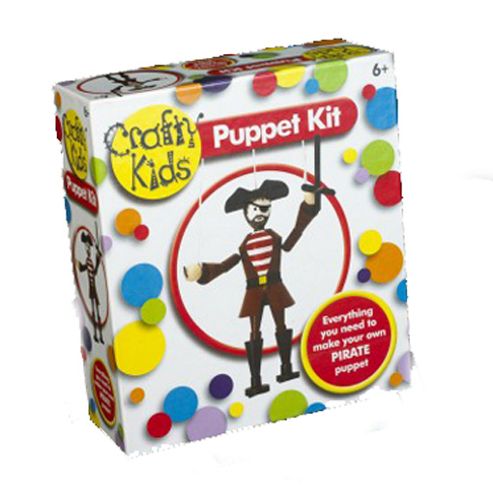 Image of Crafty Kids Puppet Kit - Make Your Own Pirate Puppet 6yrs+