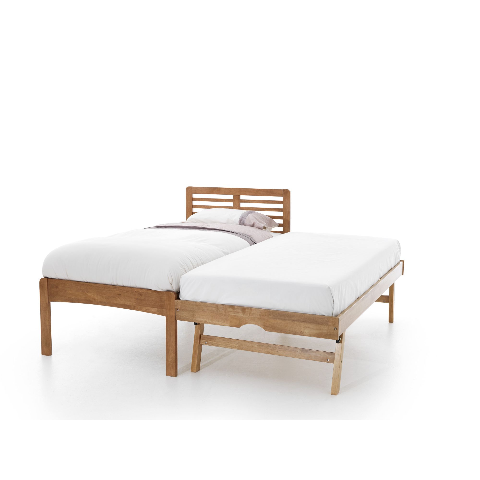 Serene Furnishings Esther Guest Bed - Honey Oak at Tesco Direct