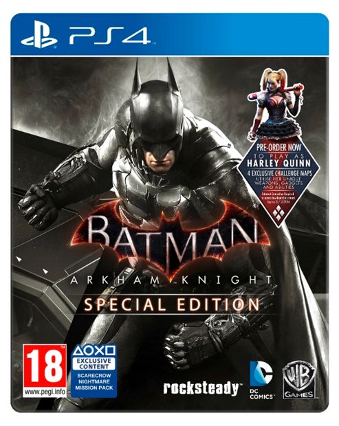 Image of Batman Arkham Knight Special Edition Steelpack Exclu Waynetech Booster Dlc Ps4