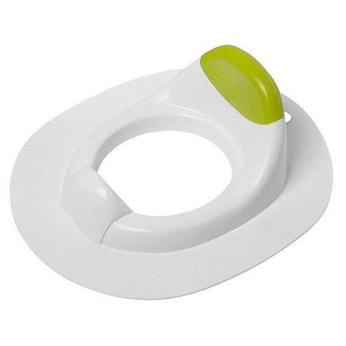 Image of Safetots Toilet Training Seat White With Lime Trim