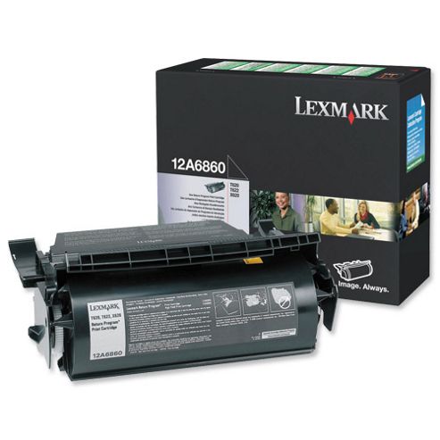 Image of Lexmark Black Toner Cartridge For T620 Printer