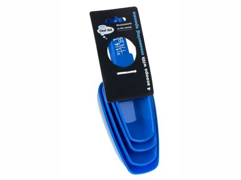 Image of Chefaid B0004 Measuring Scoops/spoons X4