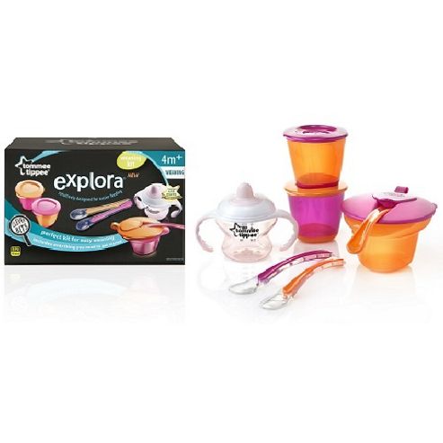 Image of Tommee Tippee Explora Weaning Kit Pink