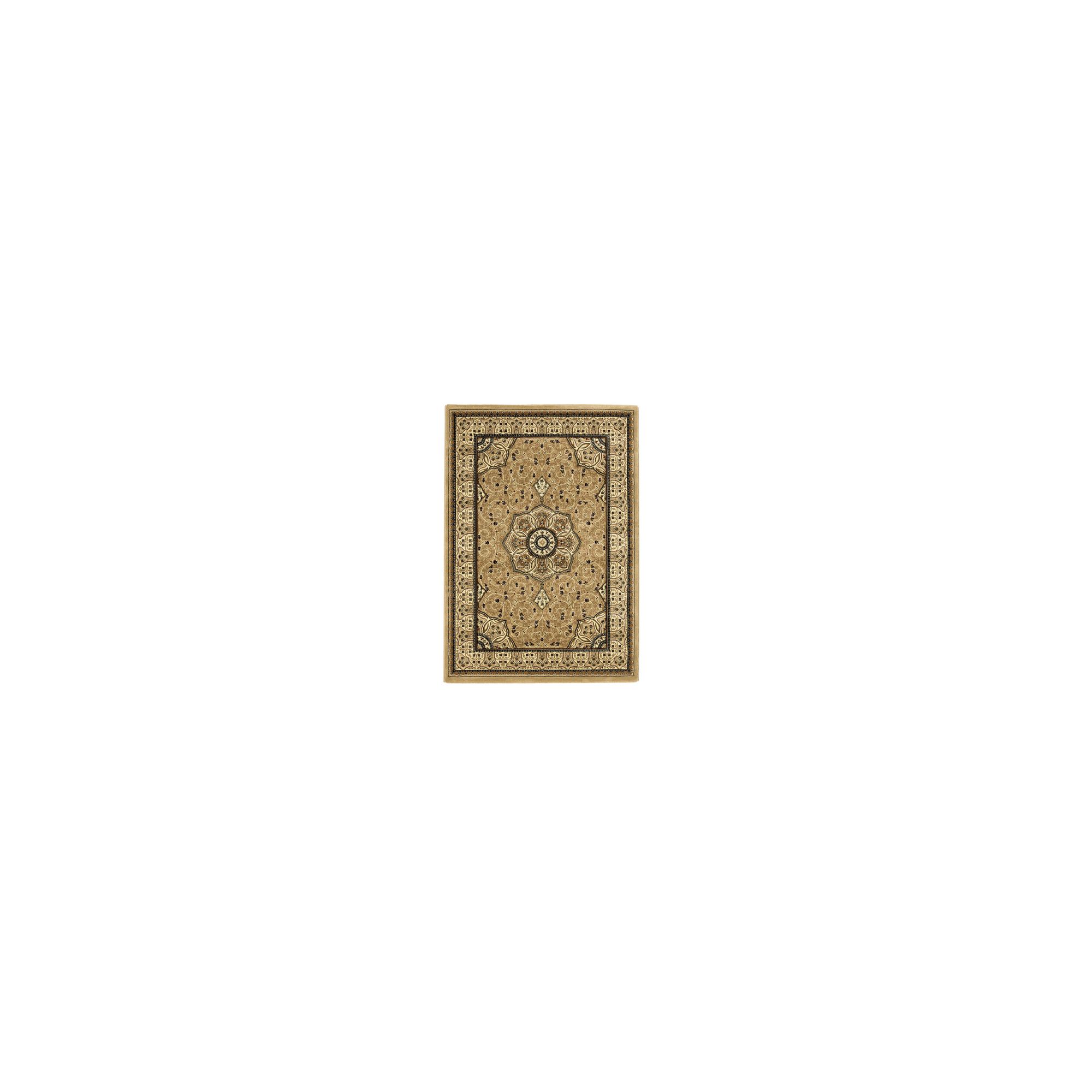 Oriental Carpets & Rugs Heritage 4400 Beige Rug - 280cm x 380cm at Tesco Direct