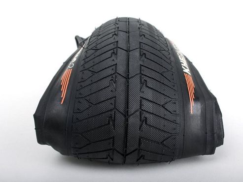 Image of Khe Folding Bmx Tyre Premium Mac2 Street 20" X 2.1 - Black