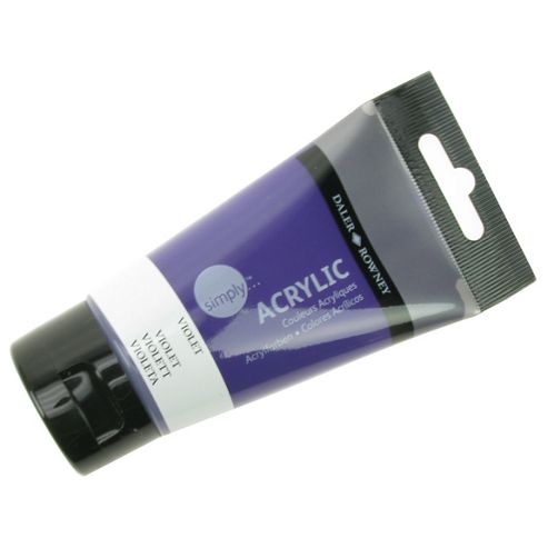 Image of Daler Simply Acrylic Violet 75ml