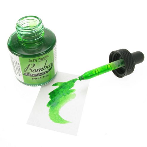 Image of Dr. Ph. Martin's Bombay Ink - Grass Green