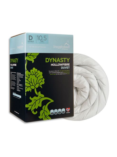 Image of Snuggledown Dynasty Hollowfibre 10.5 Tog Duvet King In White