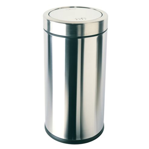 Image of Simplehuman 55 Litres Swing Top Rubbish Bin In Brushed Stainless Steel