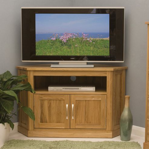 Image of Baumhaus Mobel Corner Tv Stand