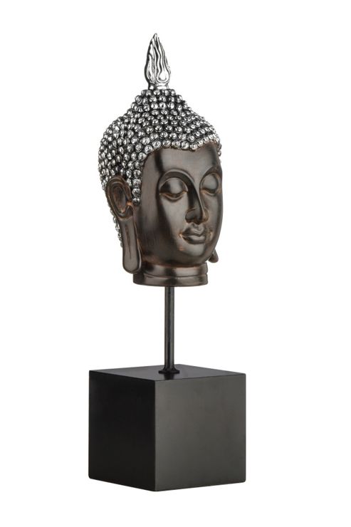 Image of Premier Housewares Buddha Head Sculpture