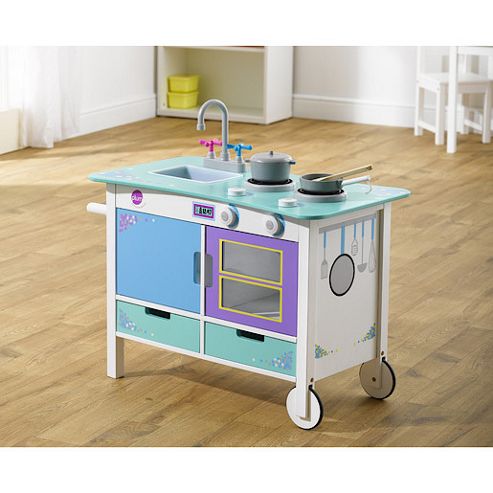 Image of Plum Cook-a-lot Trolley Wooden Kitchen