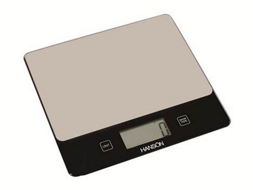Image of Hanson H1040 Sensitive Kitchen Scale Stainless Steel 5kg