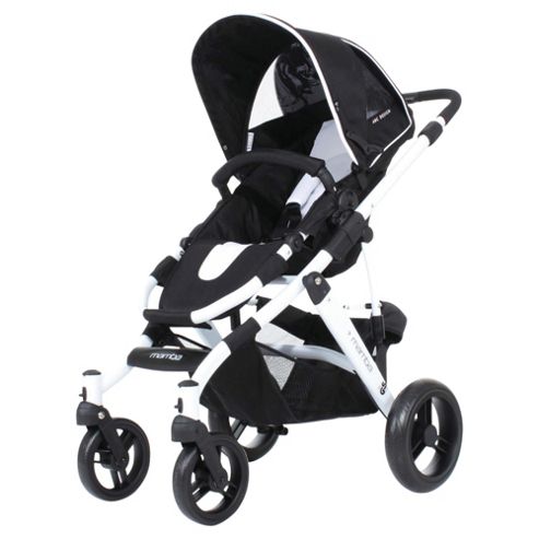 Image of Abc Design Mamba Pushchair & Carry Cot, White/black