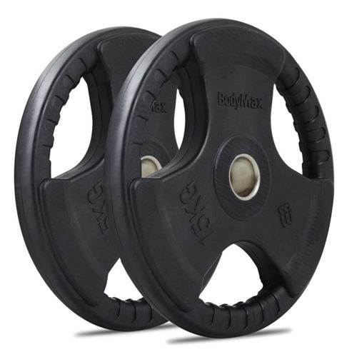 Image of Bodymax Olympic Rubber Radial Weight Plates - 2 X 15kg