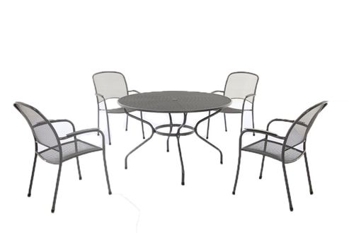 Image of Royal Garden Carlo 5-piece Round Garden Dining Set