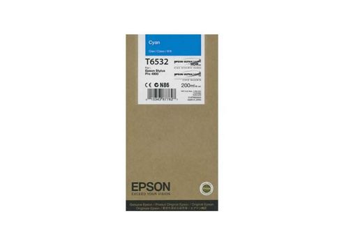 Image of Epson T6532 Ultrachrome K3 Ink Cartridge - 200ml (cyan) For Epson Stylus Pro 4900