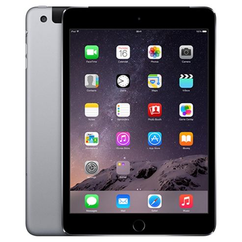 Image of Apple Ipad Mini 3, 128gb, Wifi & 4g Lte (cellular) - Space Grey