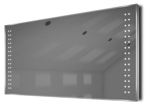 Image of Auto Colour Change Rgb Ultra-slim Bathroom Mirror With Demister & Sensor K7rgb