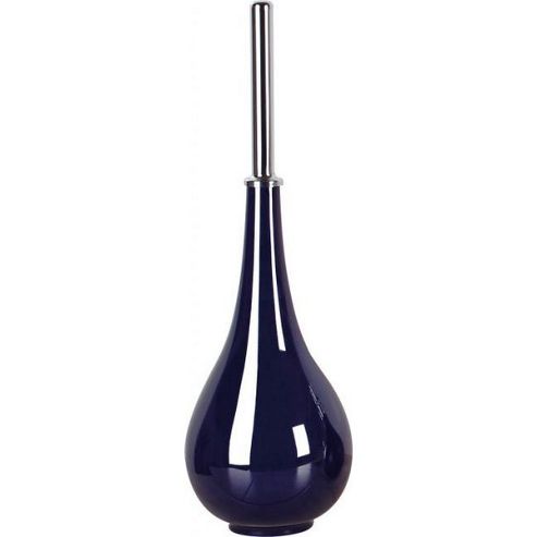 Image of Nicol Tropfen Toilet Brush Set - Navy