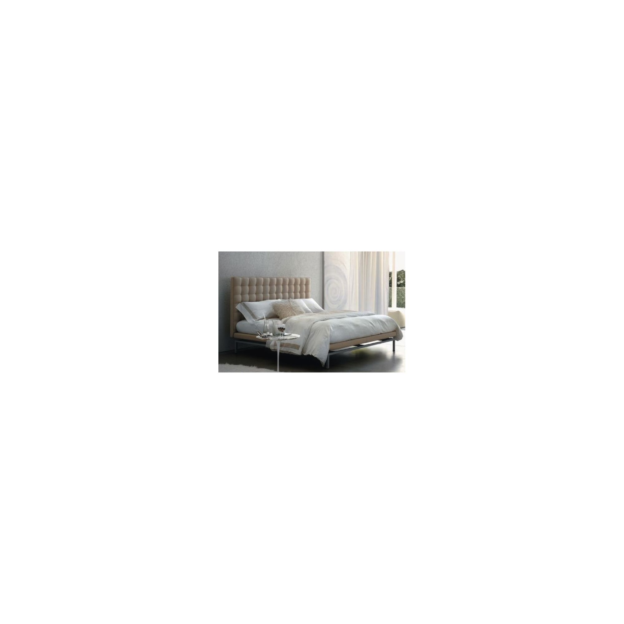 CC Furnishing 126'' Super King-size Design Bed - White Cashmere at Tesco Direct