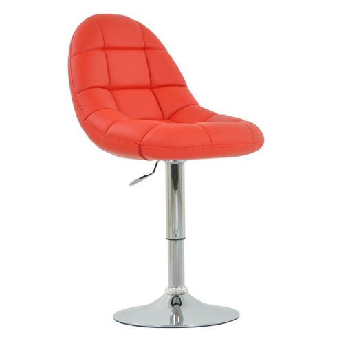 Image of Montrose Swivel Padded Dining Chair Red