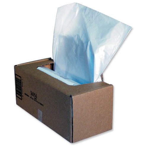 Image of Fellowes Shredder Bags Capacity 227 Litre [for C-320 C-420 Series] Ref 36056 [pack 50]