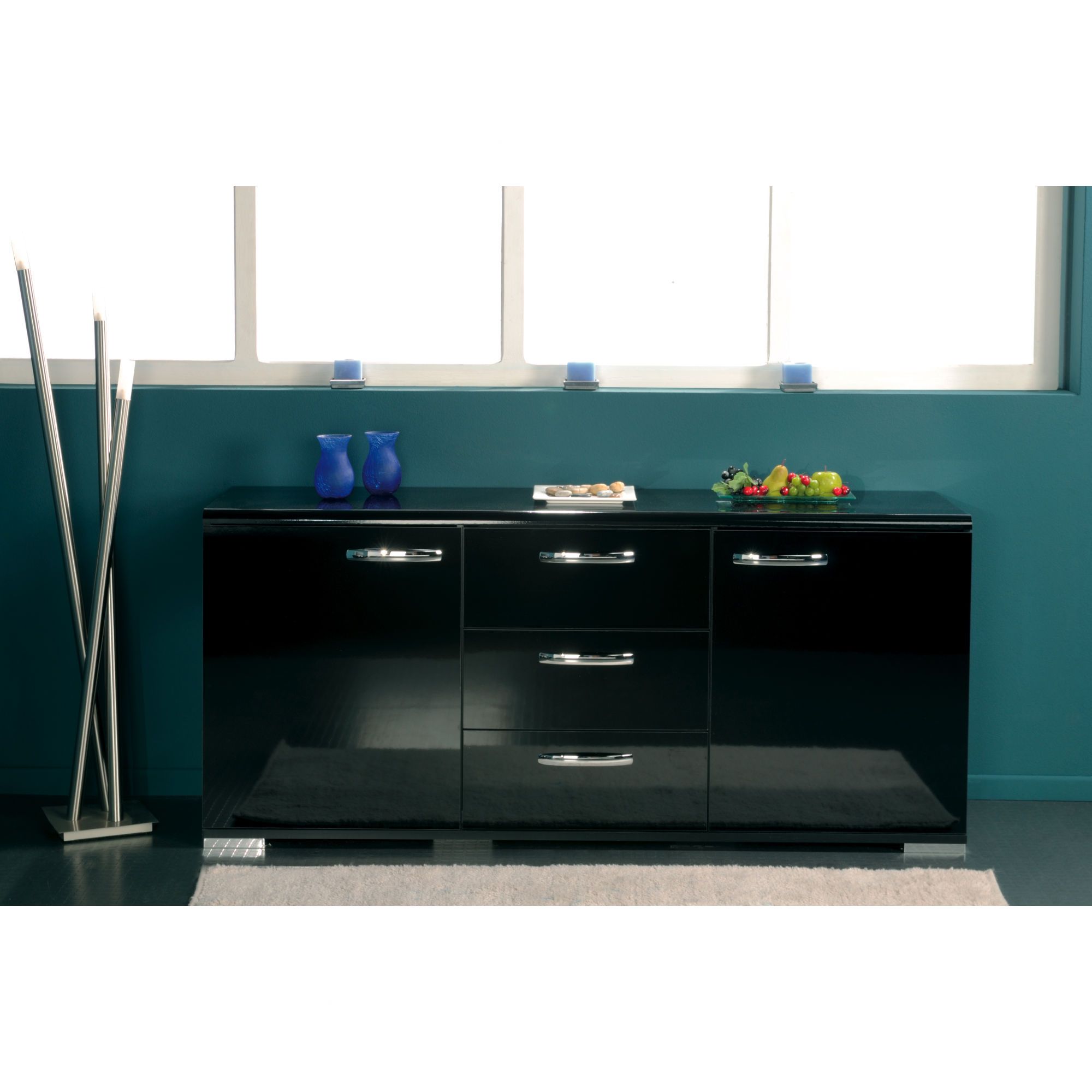 Parisot Scorpio Sideboard in Black at Tesco Direct