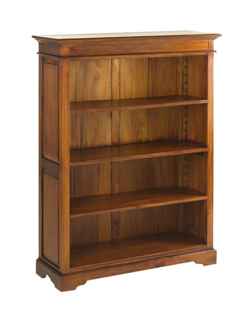 Image of Aspect Design By Wayfair Mahogany Village Low Bookcase