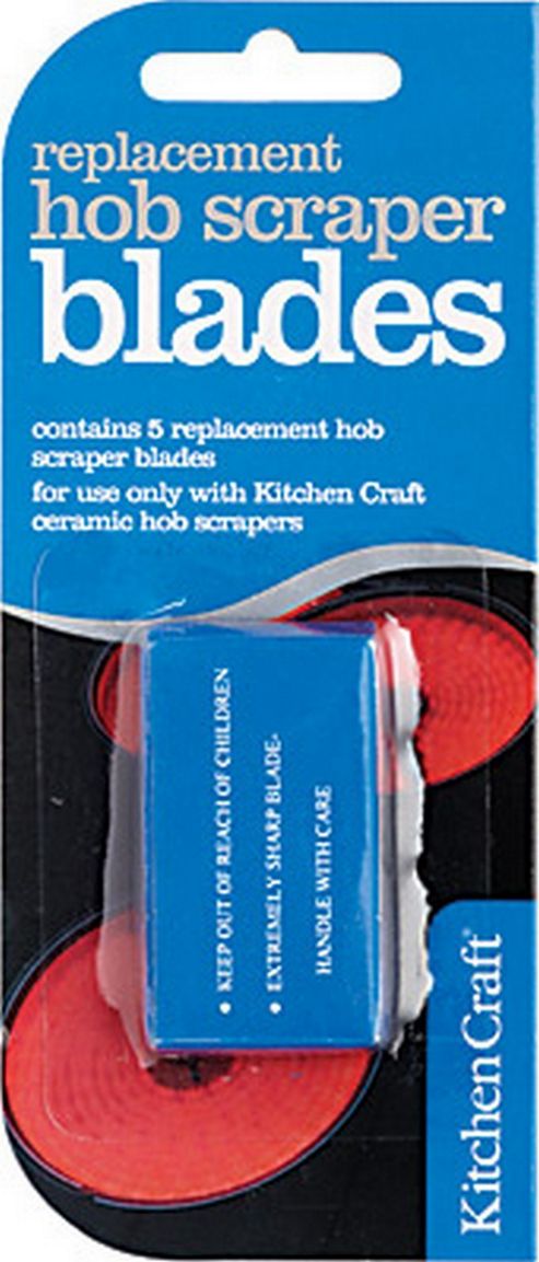Image of Pack Of Five Stainless Steel Replacement Scraper Blades