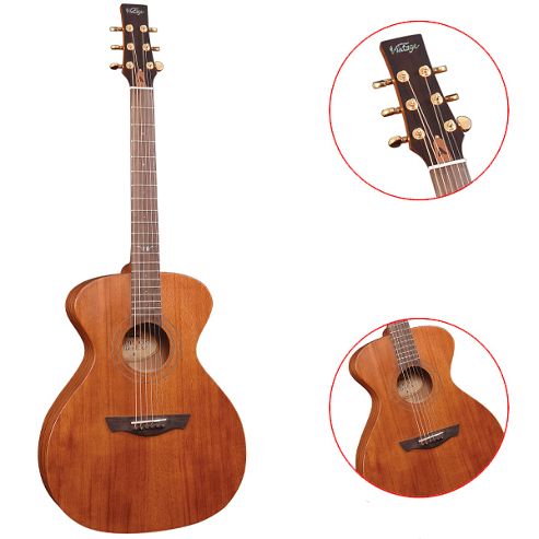 Image of Vintage Gordon Giltrap Mahogany Acoustic Guitar