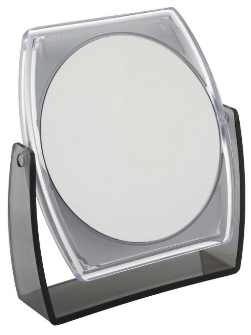 Image of Famego 5x Magnification Folding Stand Mirror In Smoke